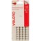 White Velcro Brand Small 3/8" Cirlces - 56 Piece Hook and Loop Closure Dots